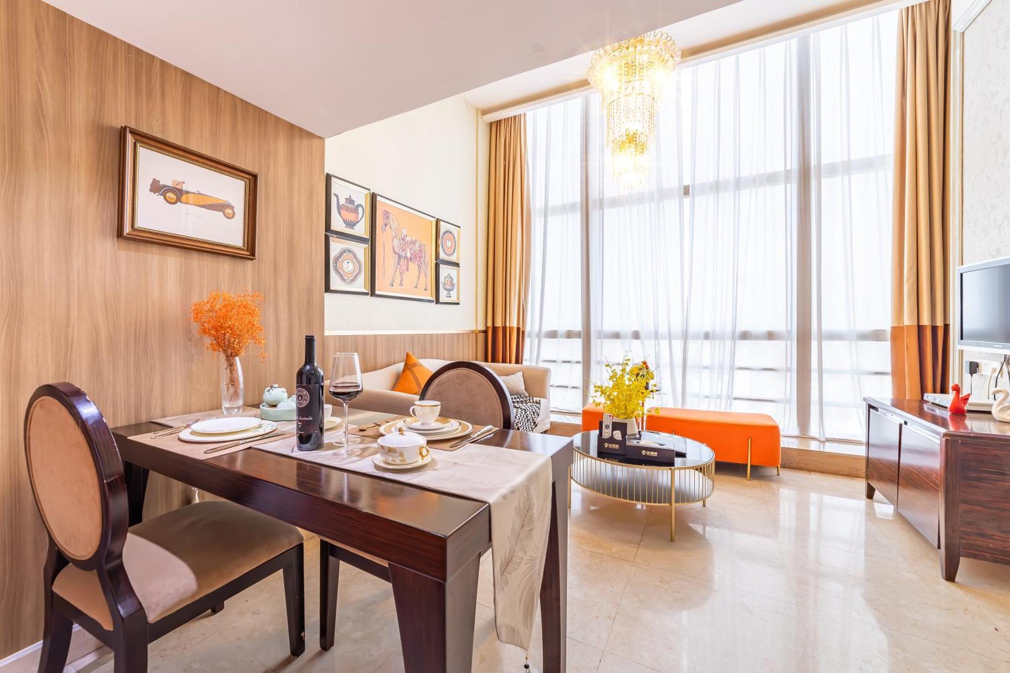 Waifiden Guangzhou Grand View Golden Palace Apartment - Free Shuttle Bus During The Canton Fair Exterior photo