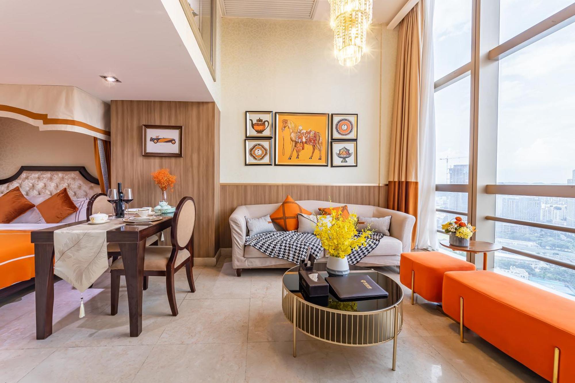 Waifiden Guangzhou Grand View Golden Palace Apartment - Free Shuttle Bus During The Canton Fair Exterior photo