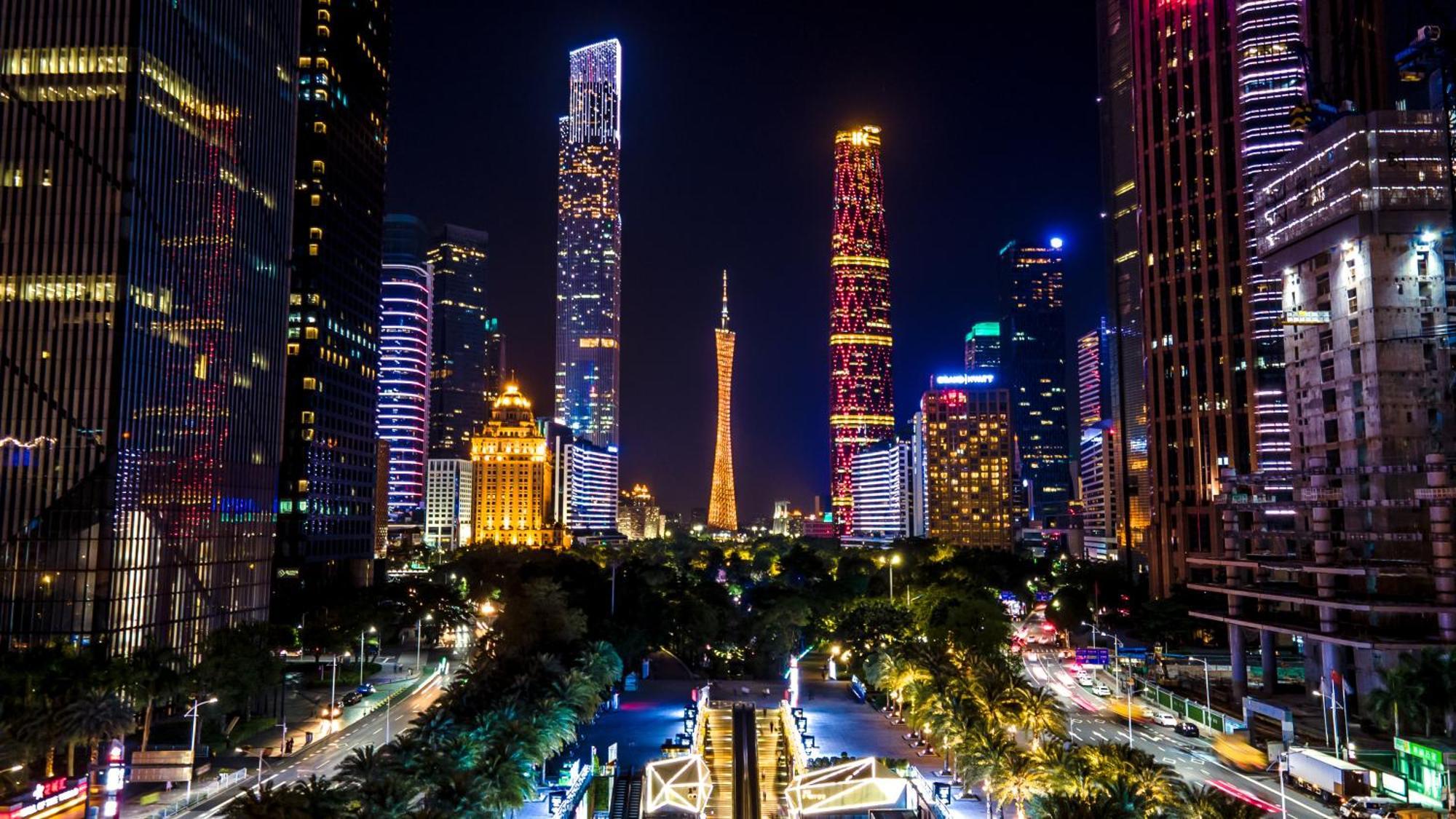 Waifiden Guangzhou Grand View Golden Palace Apartment - Free Shuttle Bus During The Canton Fair Exterior photo